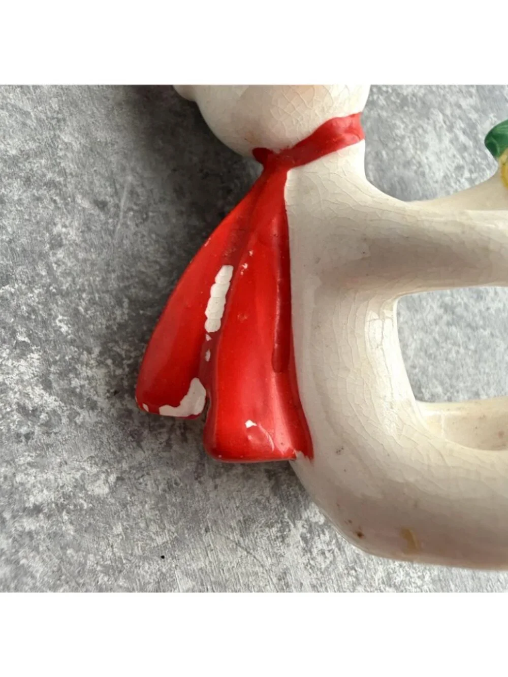 Holt Howard Snowman w/ Santa Hat Candle Climber Hugger Japan 50's